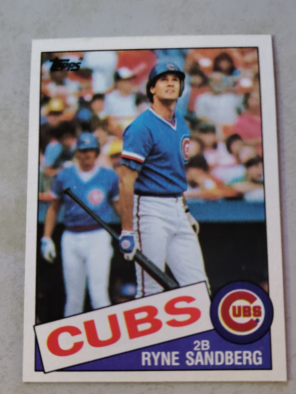 Ryne Sandberg 1985 Topps #460 Chicago Cubs Baseball Card